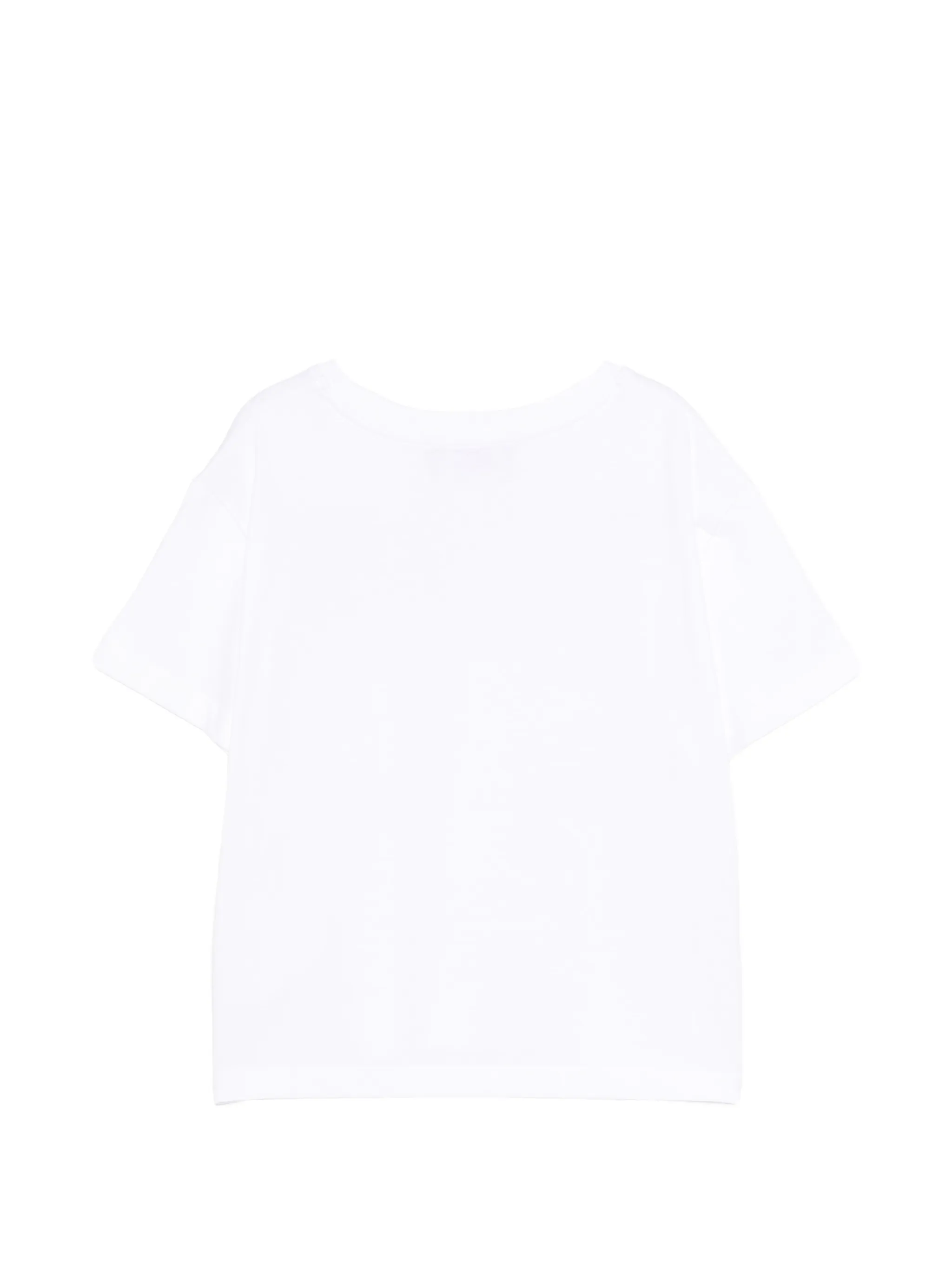 Just Cavalli T-shirt bambina con logo strass bianco JGP26067TS WHITE JUST CAVALLI 