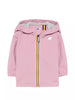 K-Way giubbino antivento neonata con cappuccio malva