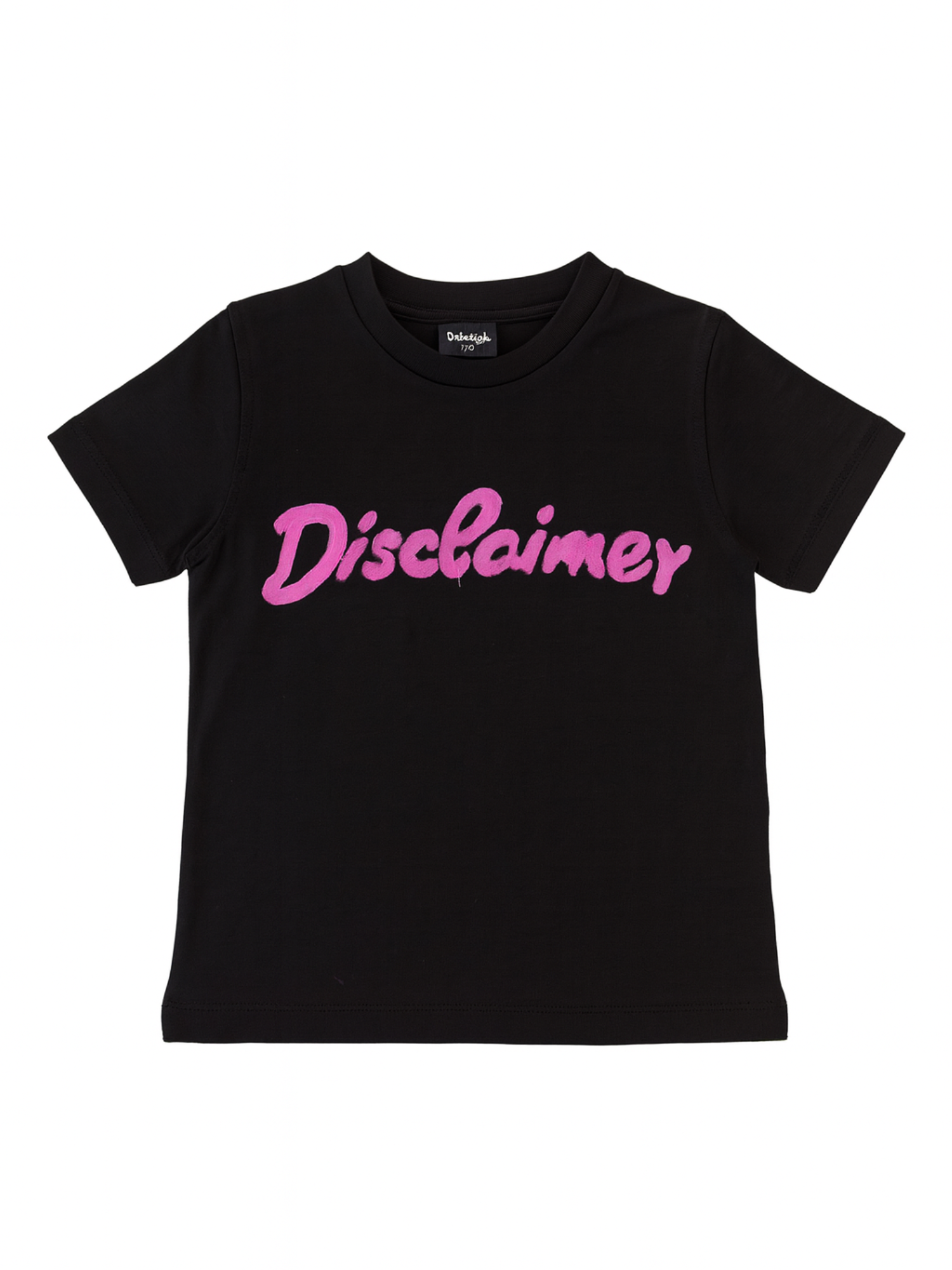 Disclaimer T-shirt manica corta bambina nero 58708 NERO-ST.ROSA BUBBLE DISCLAIMER 