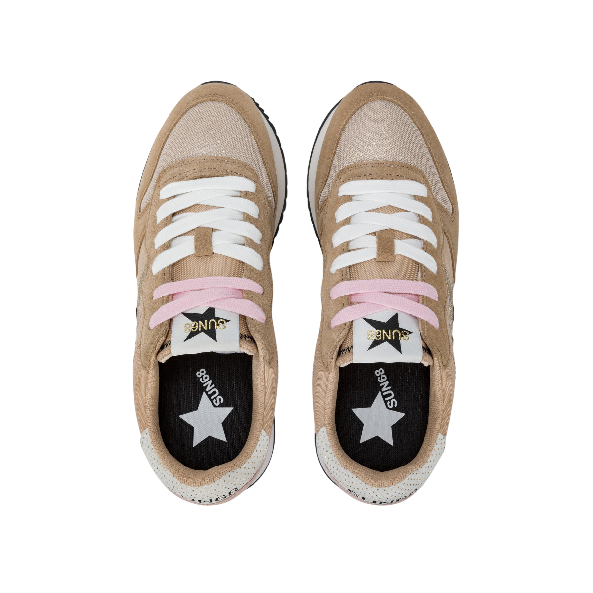 Sun68 sneakers Stargirl Glitter Logo beige Z35212 BEIGE SUN68 