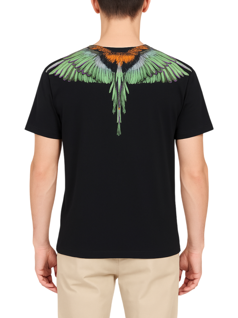 County of Milan T-shirt uomo con stampa iconica nero CAMATH027 110 COUNTY OF MILAN 