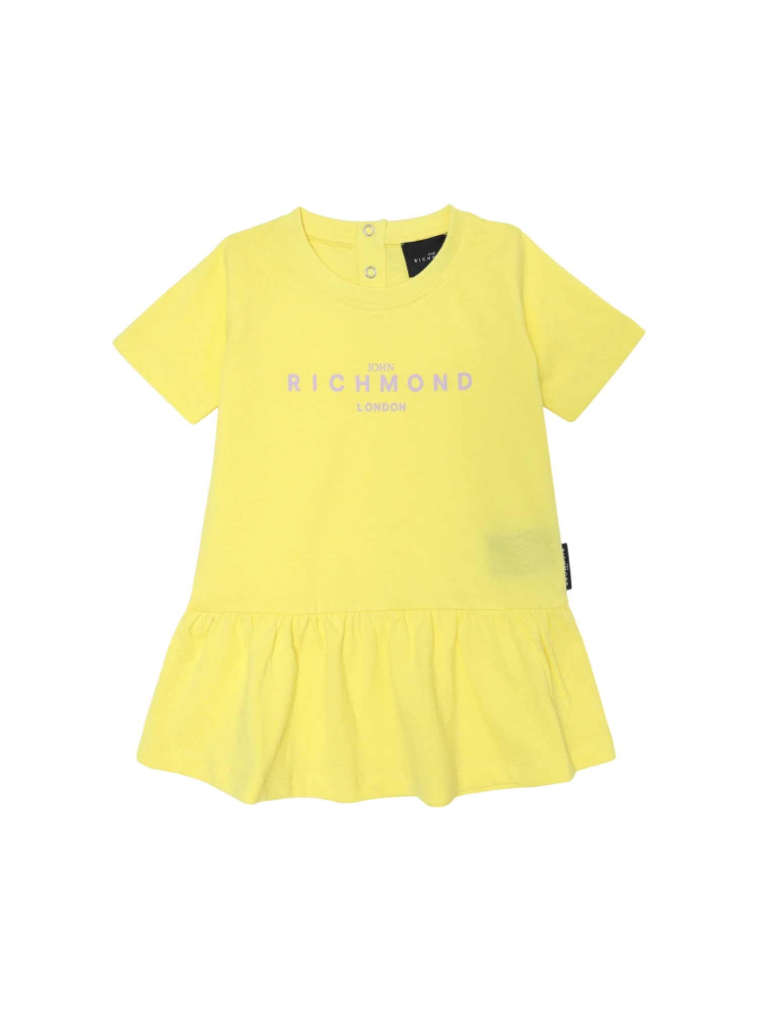John Richmond abito Gieris neonata con logo giallo RIP25006VE YELLOW-LIL John RICHMOND 