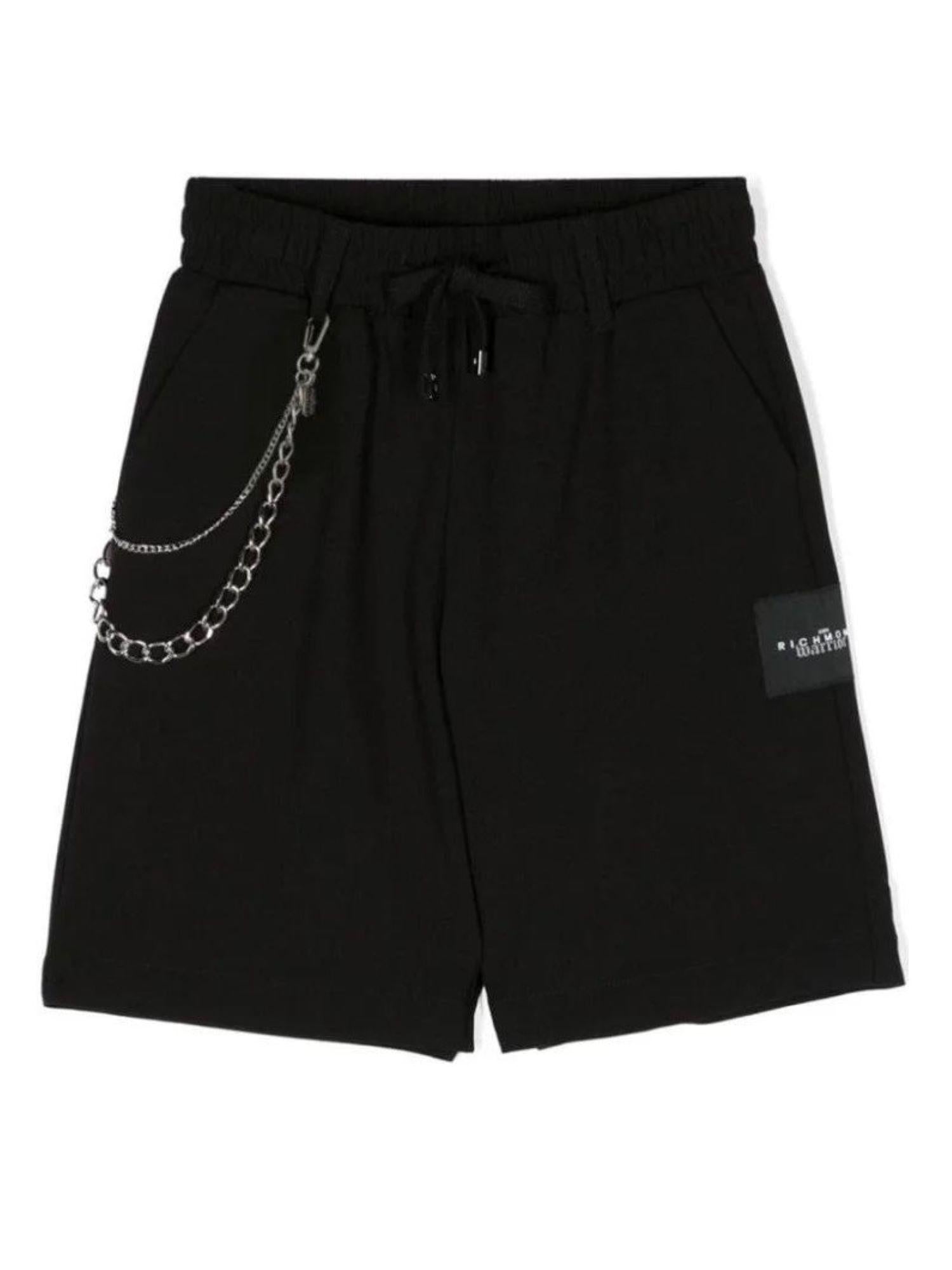 John Richmond bermuda Karamels con catenella nero RBP25226BE BLACK John RICHMOND 