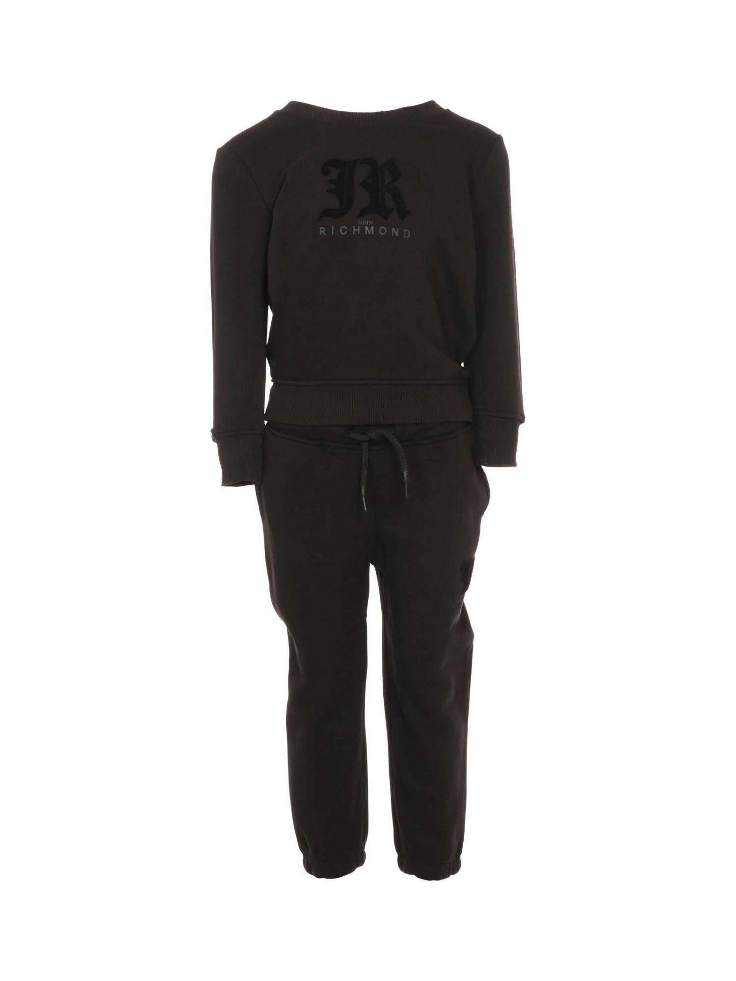 John Richmond completo bambina felpa e pantaloni nero RBA25002CF BLACK John RICHMOND 