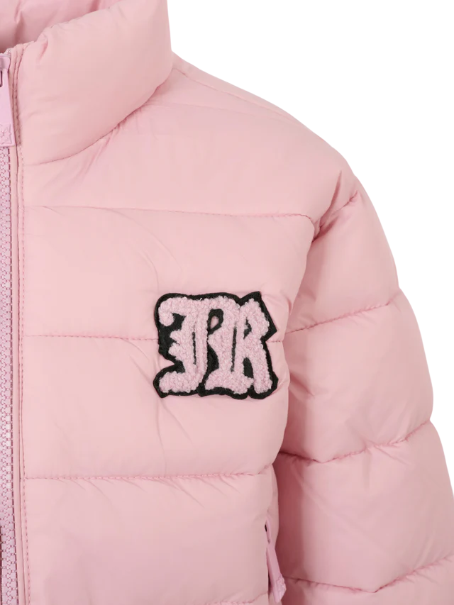 John Richmond piumino bambina trapuntato rosa RGA25233PI LILAC FRAGRANT John RICHMOND 
