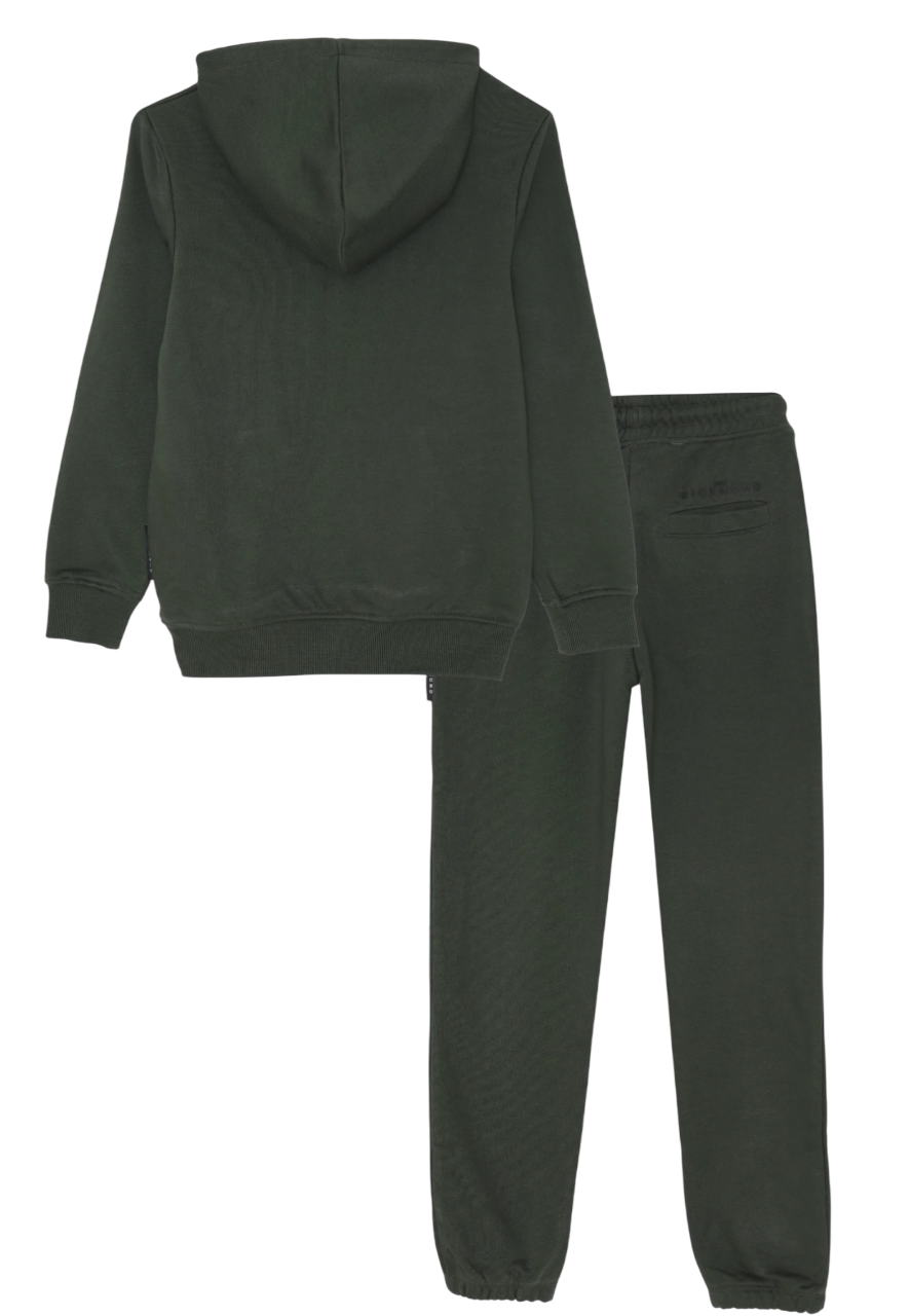 John Richmond completo felpa con cappuccio Assir verde RBA25007CF FOREST NIGHT John RICHMOND 