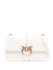 Pinko borsa a tracolla Love Bag One Classic in pelle bianco oro