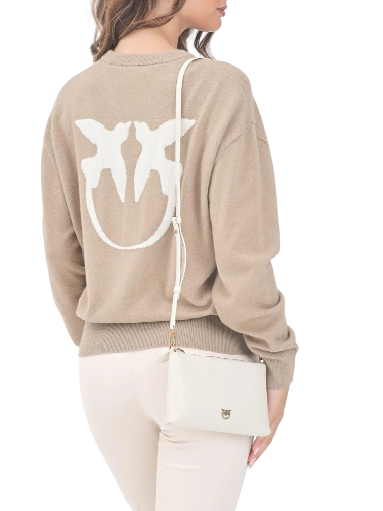 Pinko maglia Martinica in lana e cashmere beige 105561-A2SI MZ2 PINKO 