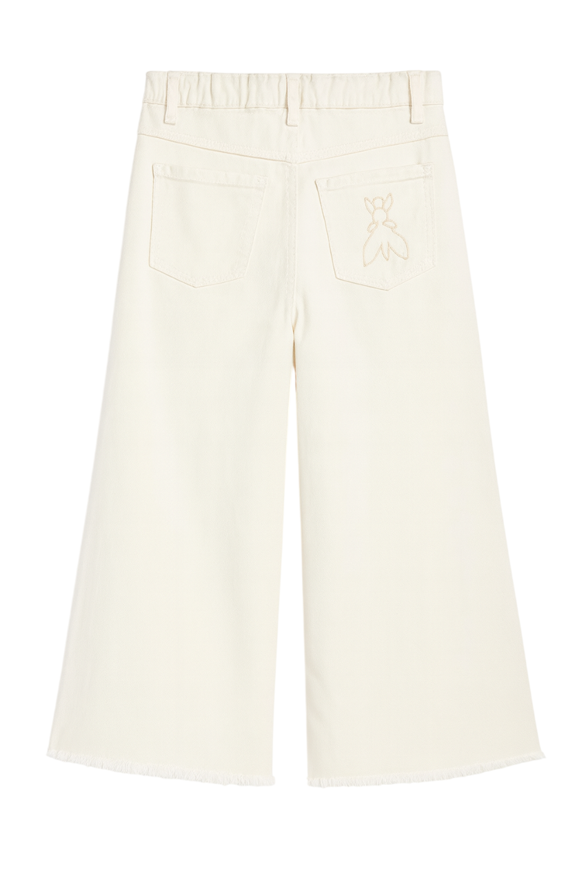 Patrizia Pepe jeans bambina gamba larga panna 7P0409-D103 W146 PATRIZIA PEPE 