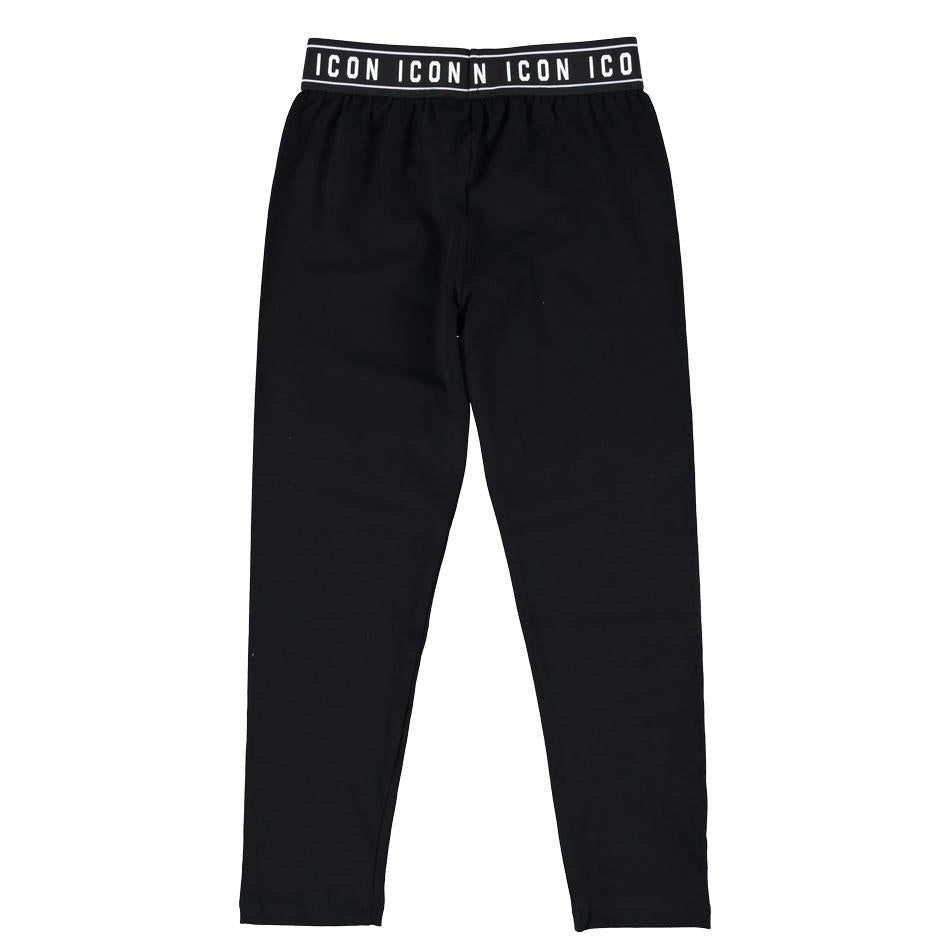 Icon leggings con banda logata nero IGSP00801 9000 ICON 