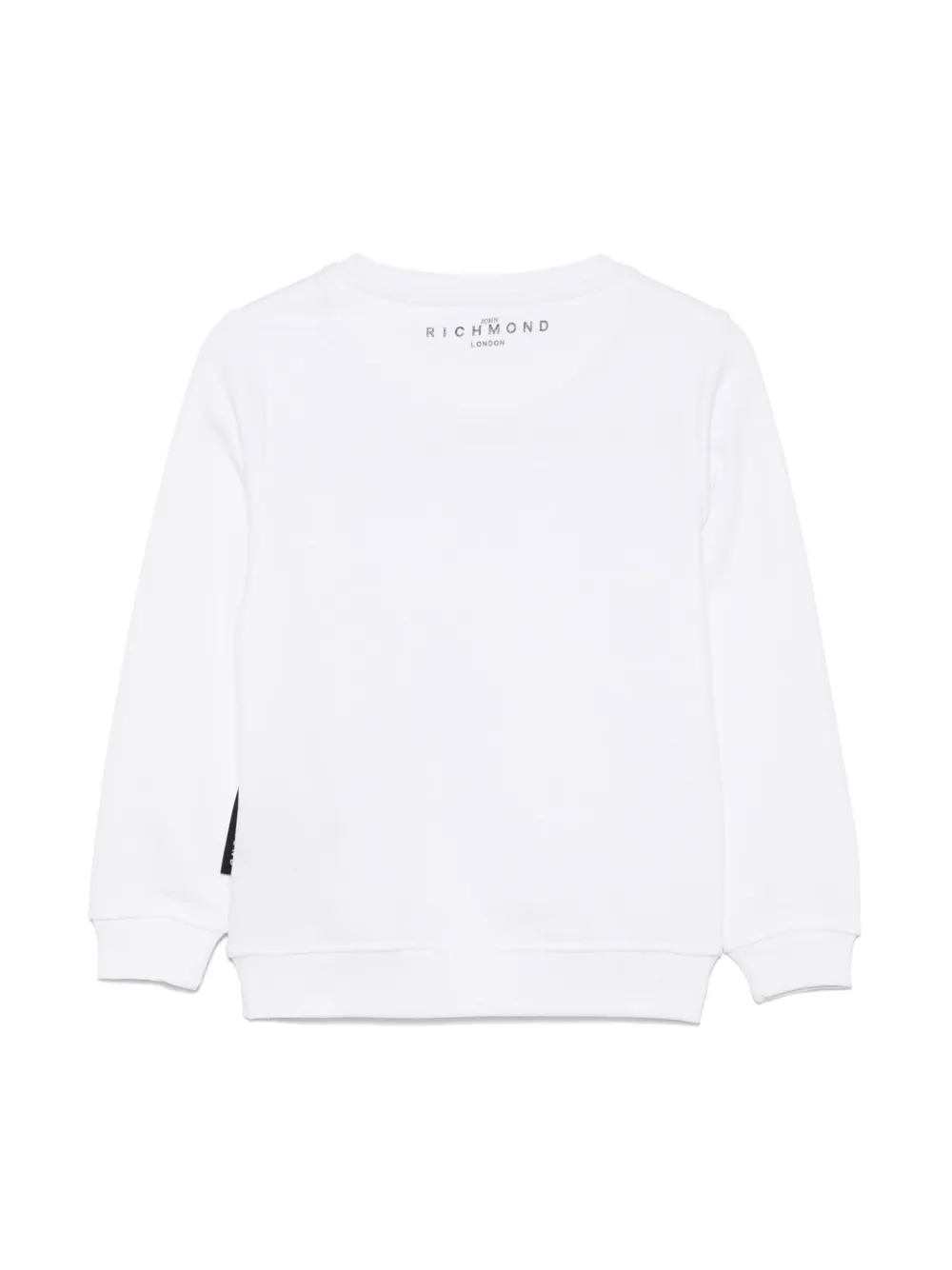 John Richmond felpa Fiebig con stampa logo bianco RBP25005FE WHITE-BLK John RICHMOND 