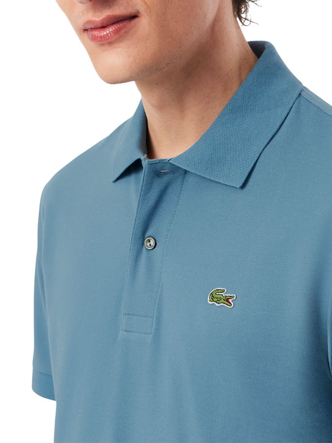 Lacoste polo manica corta 12.12 light in piquè carta da zucchero