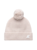 K-way cappello bambina in lana con pompon beige