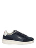 Blauer sneakers uomo Kyoto in pelle e suede blu