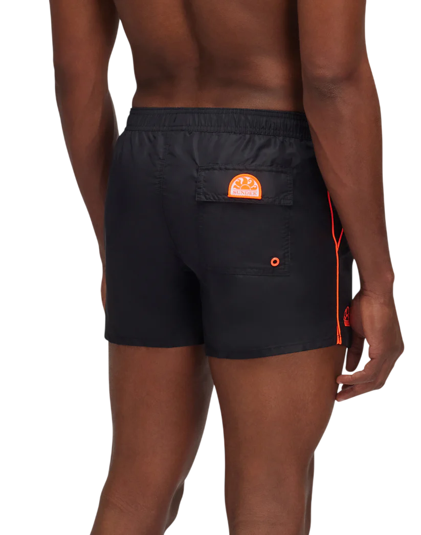 Sundek boxer mare uomo con logo nero M700BDTA100 00401 SUNDEK 