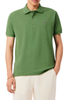 Lacoste polo manica corta 12.12 in piquè verde prato