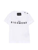 John Richmond T-shirt neonato manica corta bianco
