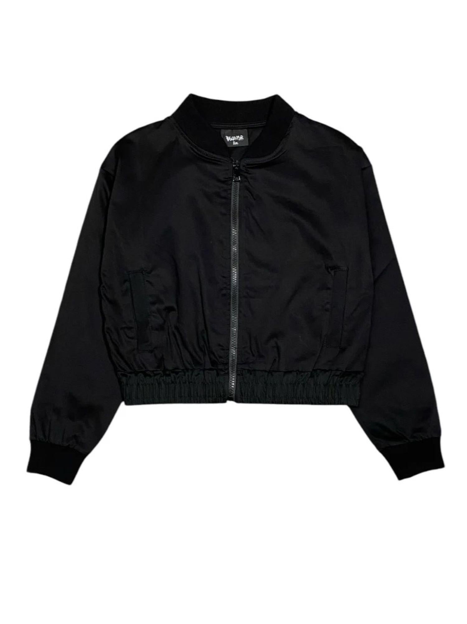 Disclaimer giubbino bomber bambina nero 58540 NERO DISCLAIMER 