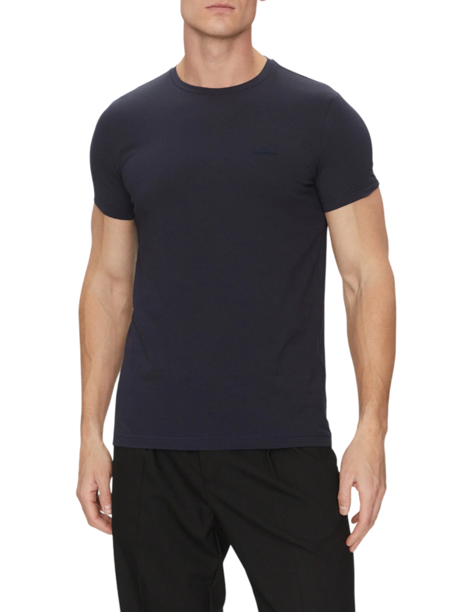 Calvin Klein T-shirt manica corta slim fit blu K10K112724 CEF Calvin Klein 