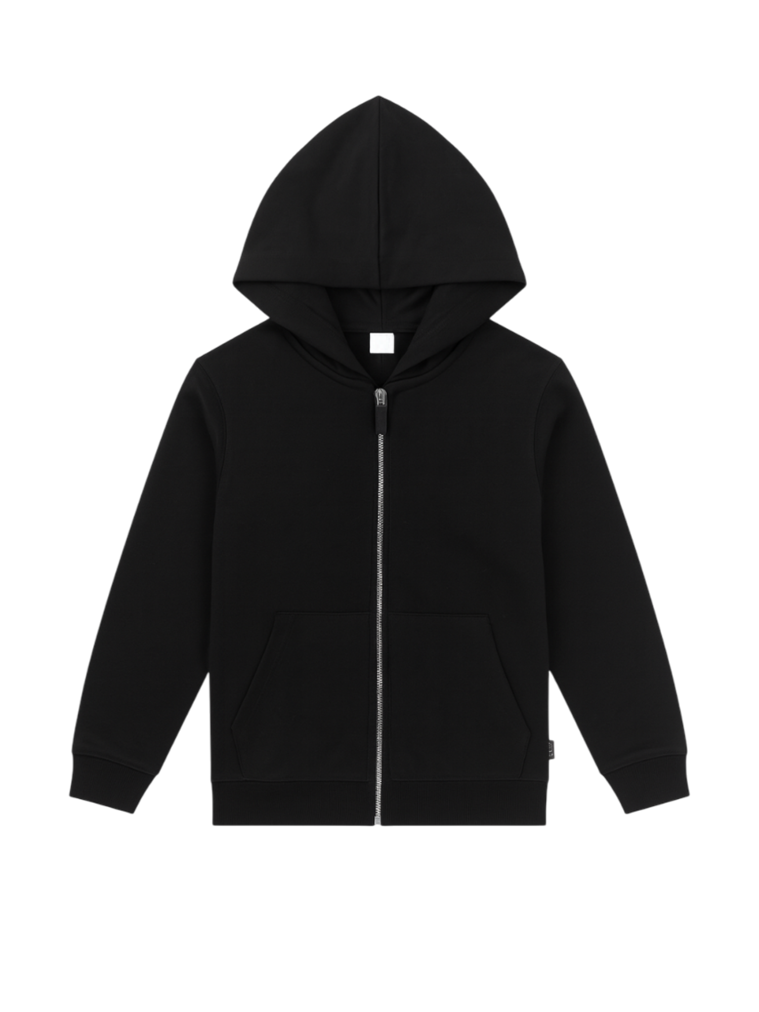 Gcds felpa bambino con zip e cappuccio nero B2JM1925BA5 BLACK GCDS 
