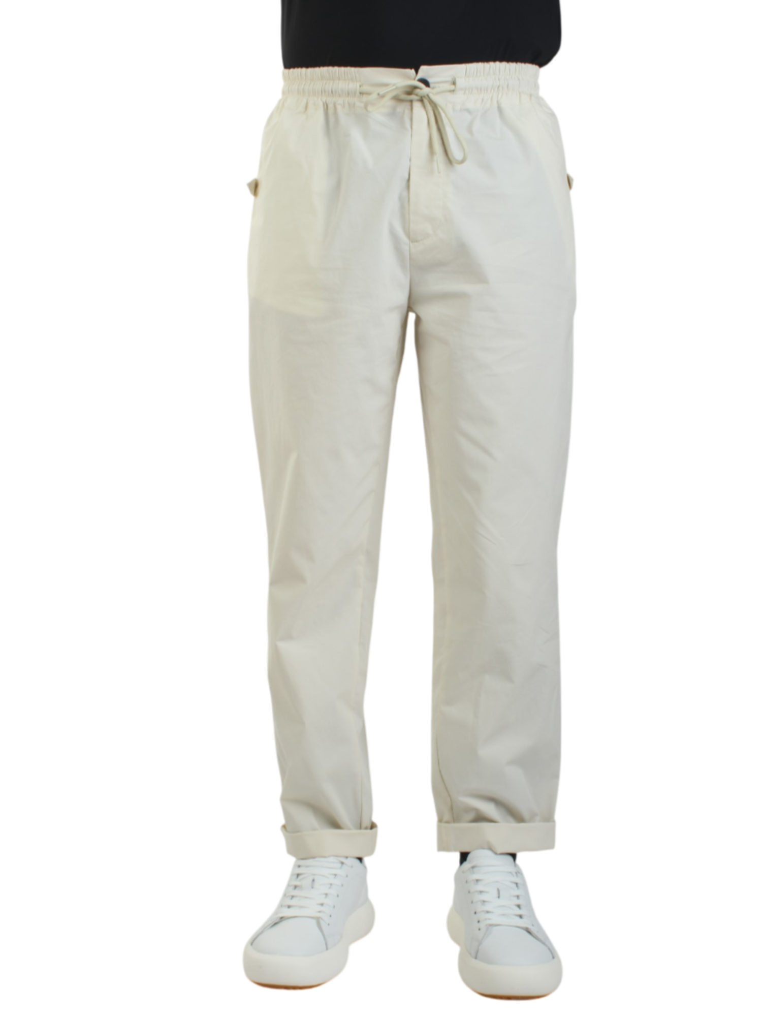 Alta Tensione pantaloni gamba dritta beige 2574K-MIMOSA LATTE ALTA TENSIONE 