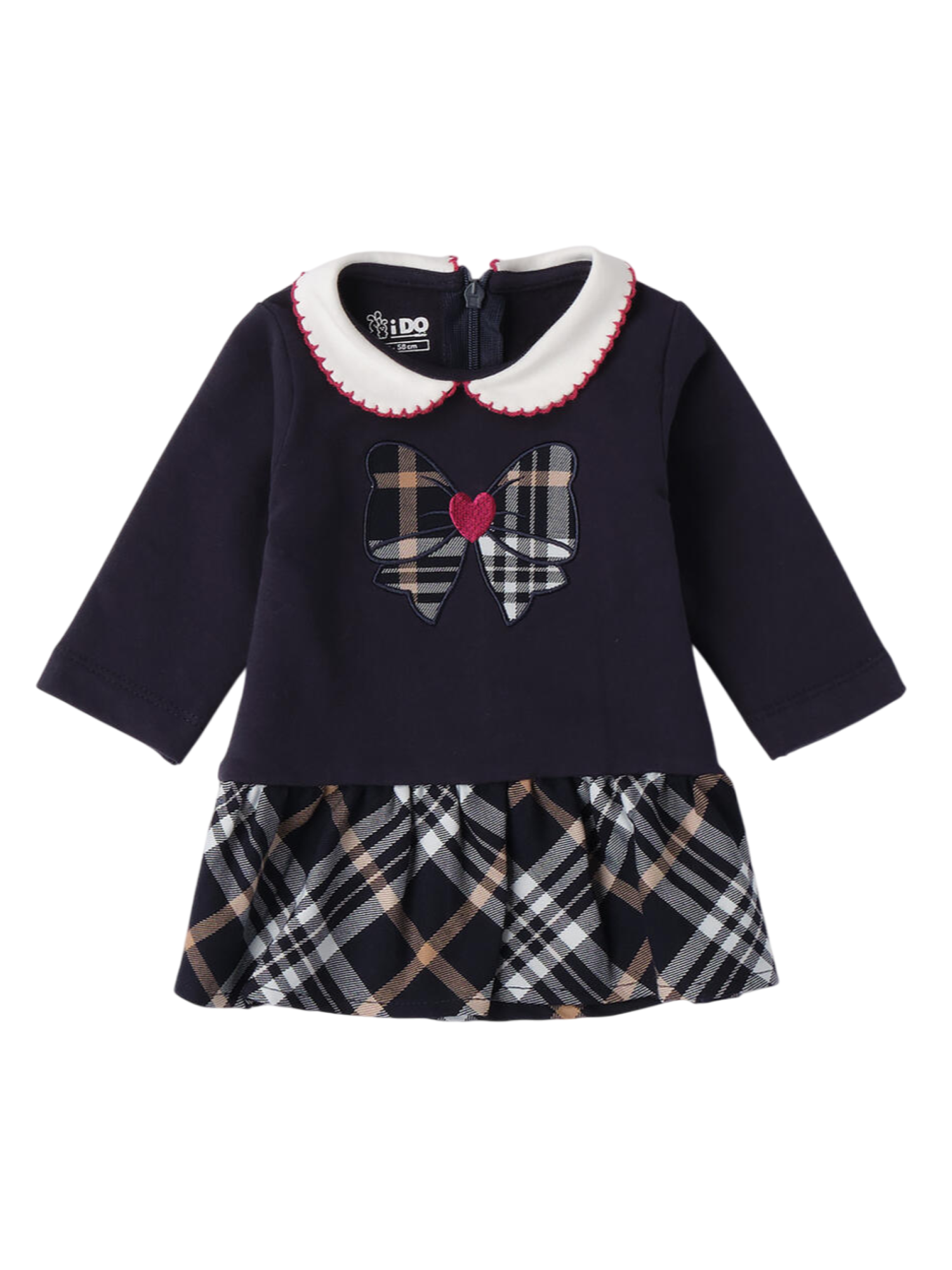 iDo abito neonata in felpa blu 4F099 3885 iDO 