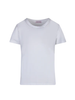 Sandro Ferrone T-shirt manica corta donna con strass bianco