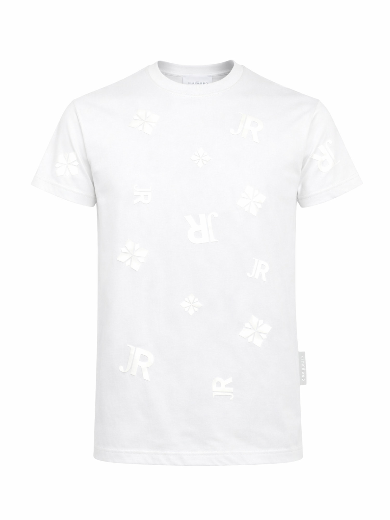 John Richmond T-shirt bambino con stampe logate bianco RBP26041TS WHITE John RICHMOND 