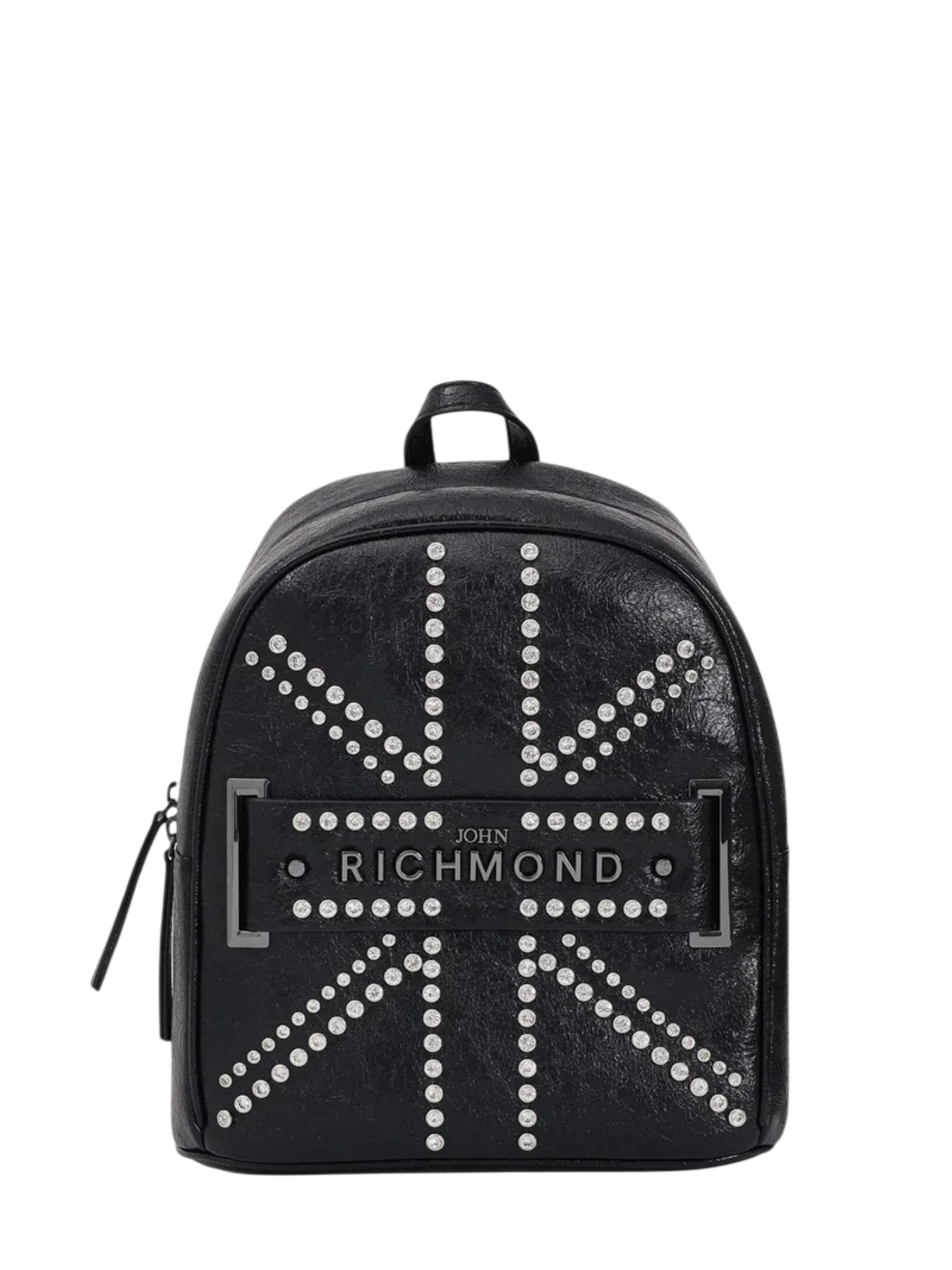 John Richmond zaino bambina Singoli in ecopelle con strass nero RGP26226ZA BLACK John RICHMOND 