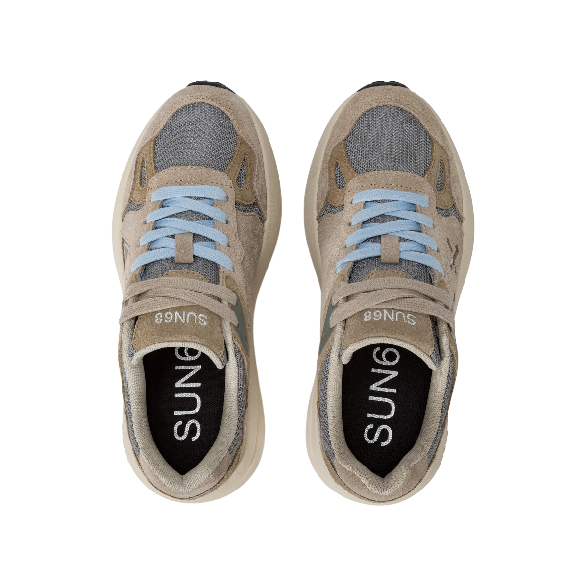 Sun68 sneakers Venus in suede e mesh beige Z44228 BEIGE SUN68 
