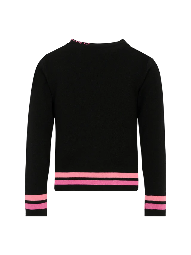 John Richmond maglia bambina Gomod con logo nero RGA25214MA BLACK John RICHMOND 