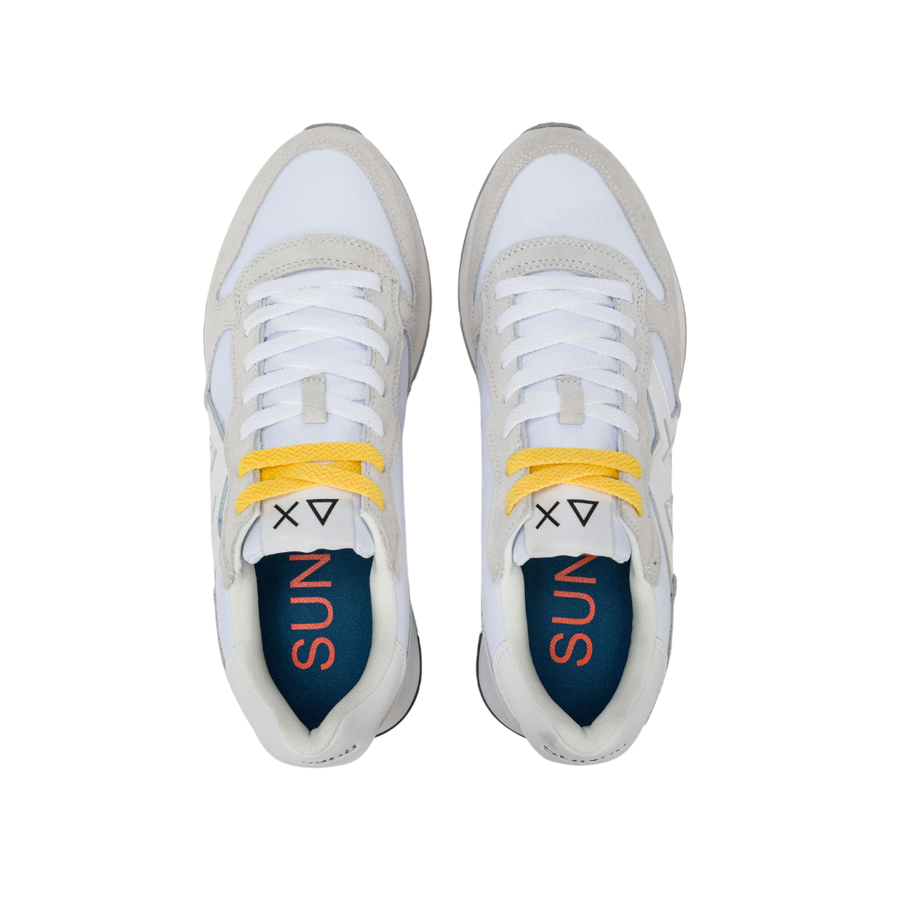 Sun68 sneakers uomo Jaki 2.0 bicolor bianco ecrù Z36116 BIANCO-BIANCO SUN68 