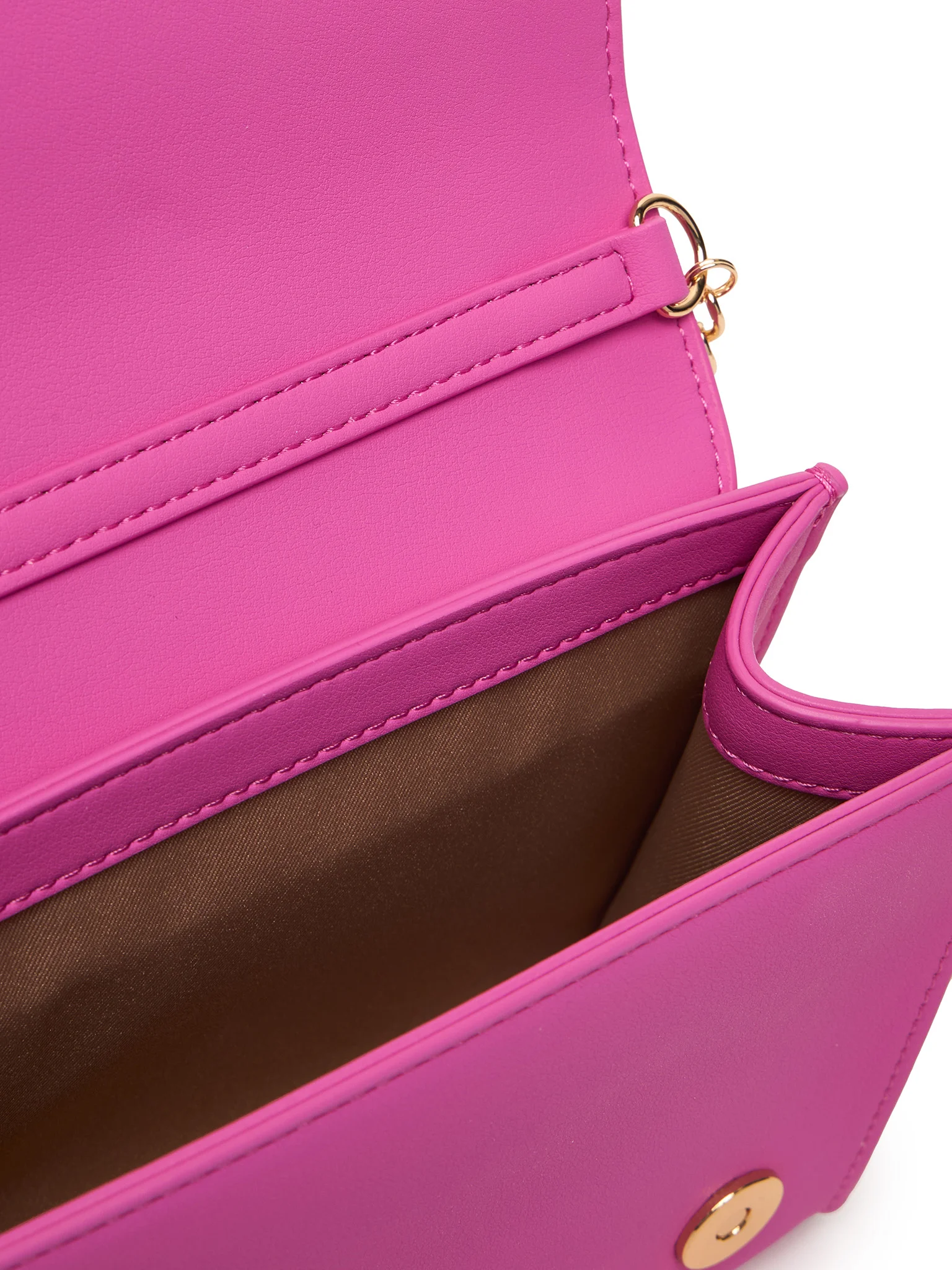 Love Moschino borsa a tracolla con placca logo fucsia oro JC4103PP1O-KD0 604 MOSCHINO LOVE 