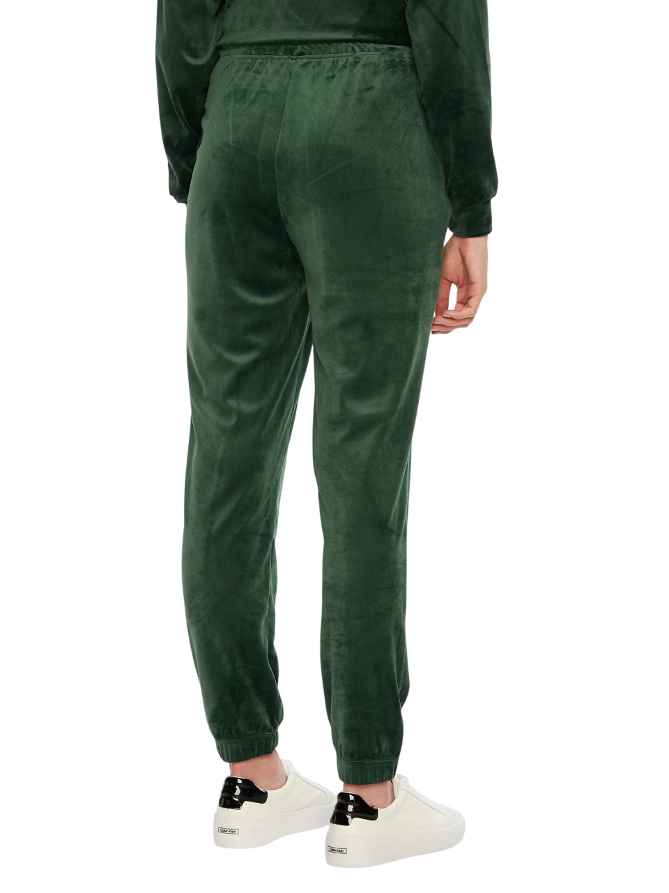 Pieces pantaloni joggesr in velluto verde 17154432 TREKKING GREEN PIECES 