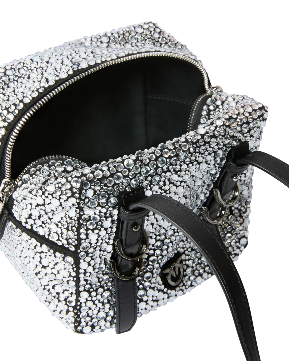 Pinko borsa Cubic full strass nero 106465-A2WF Z99N PINKO 