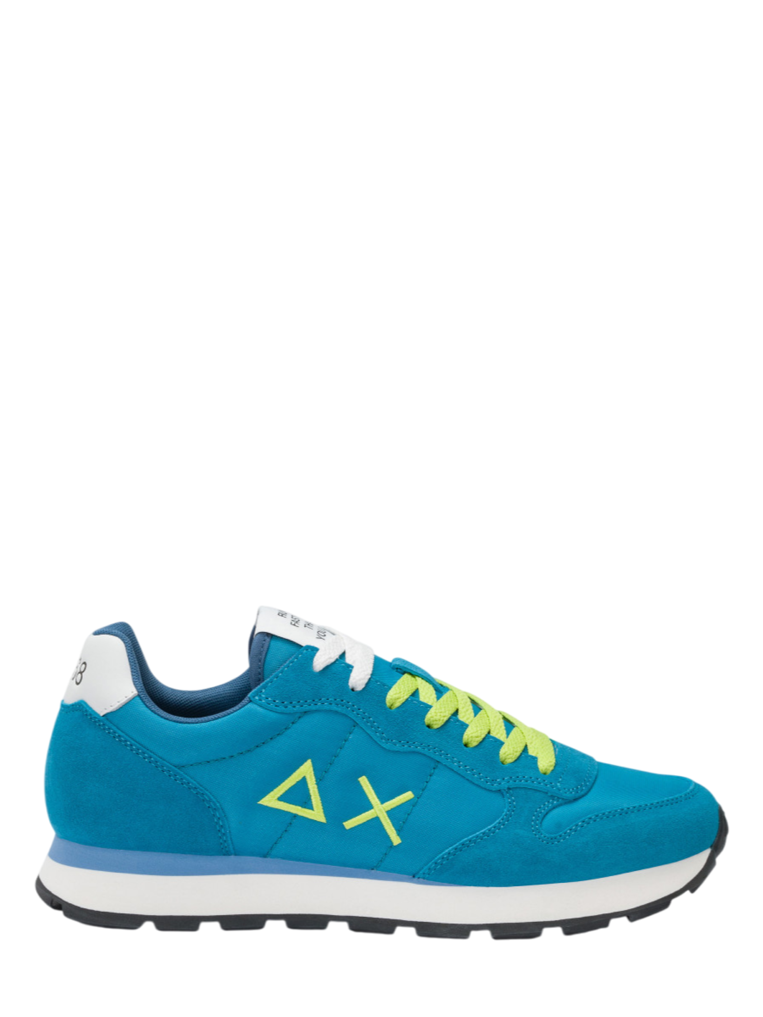 Sun68 sneakers Tom Solid in suede e tessuto ottanio chiaro Z35101 OTTANIO CHIARO SUN68 