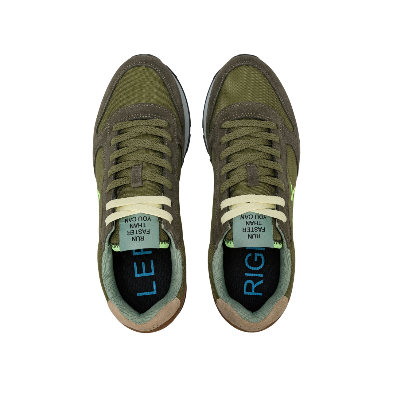Sun68 sneakers uomo Tom Multicolor verde militare Z36106 MILITARE SUN68 