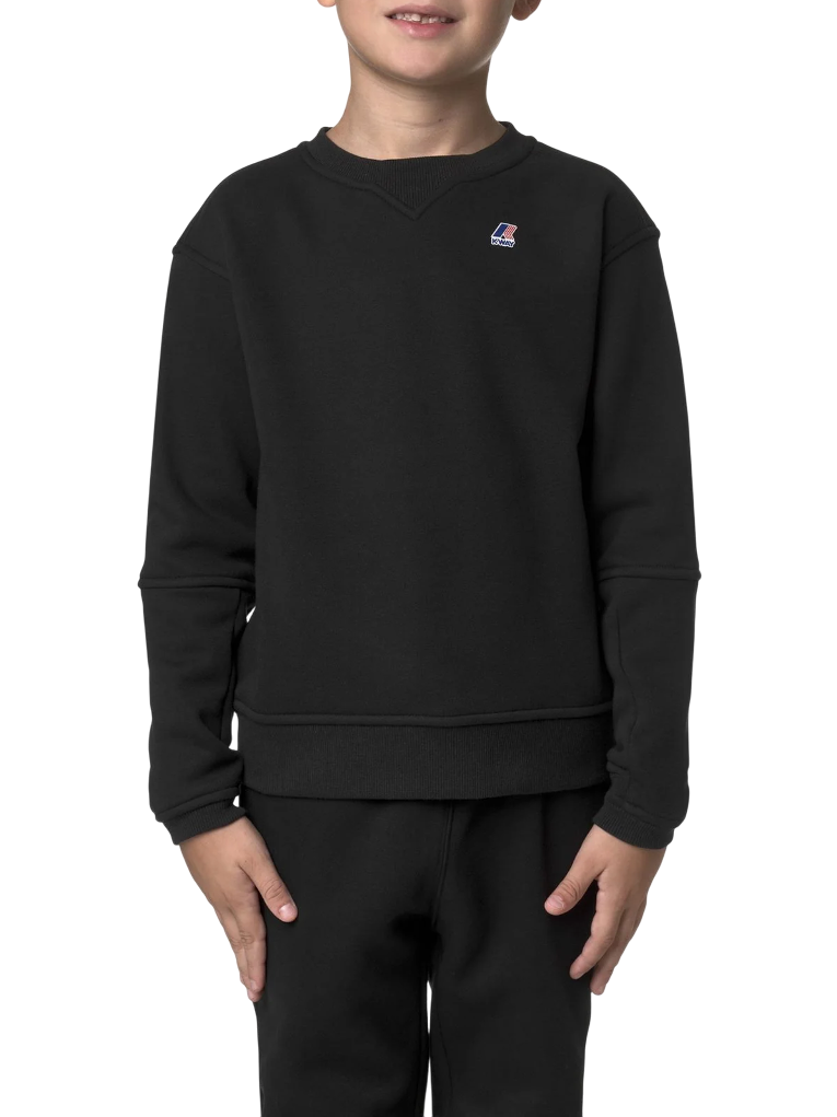 K-Way felpa bambino Nael nero K7141TW USY K-WAY 