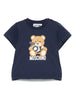 Moschino T-shirt maniche corte con orsetto Toy blu