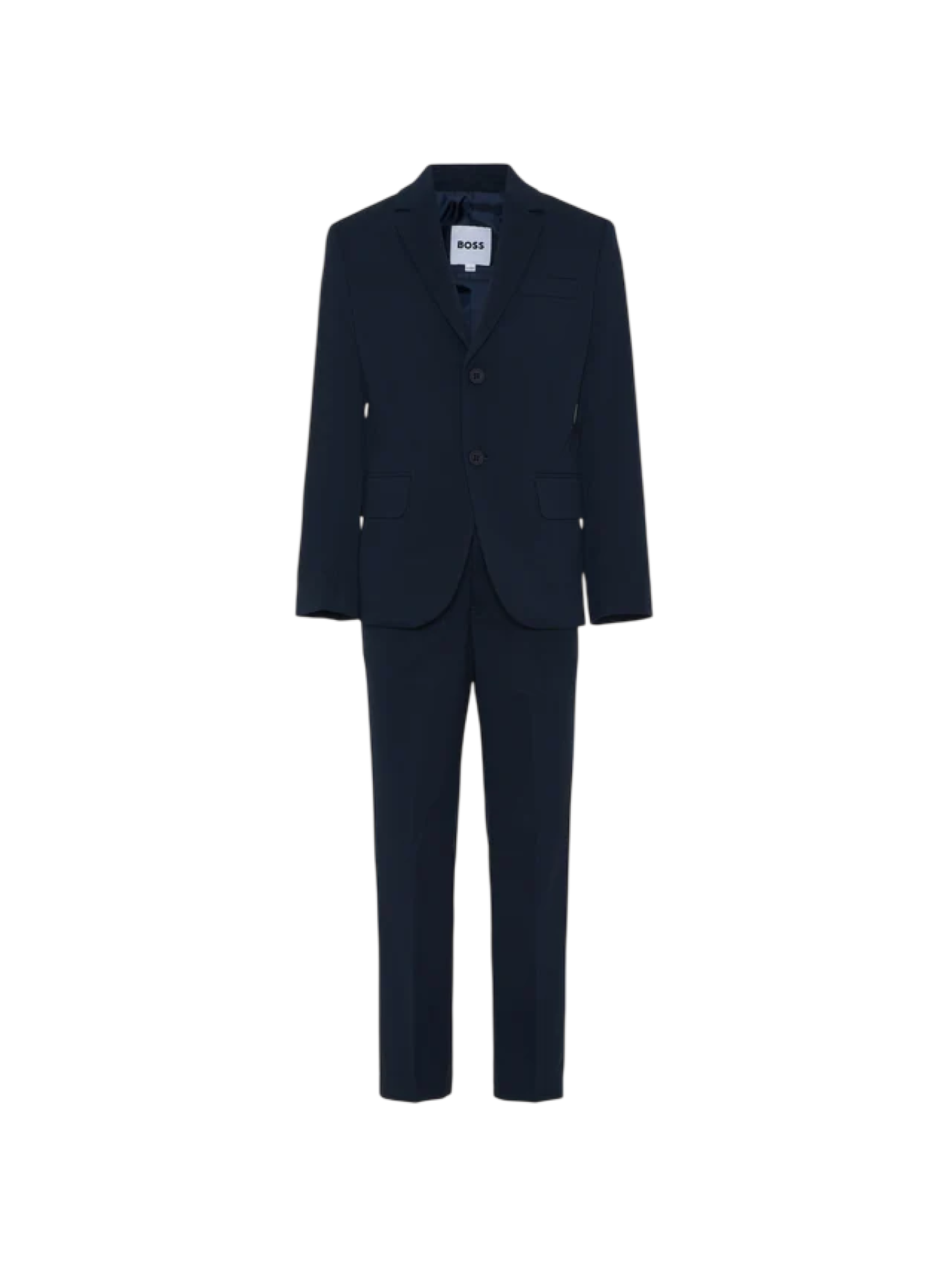 Boss completo elegante bambino giacca e pantaloni blu J52684 BLU ELETTRICO BOSS 