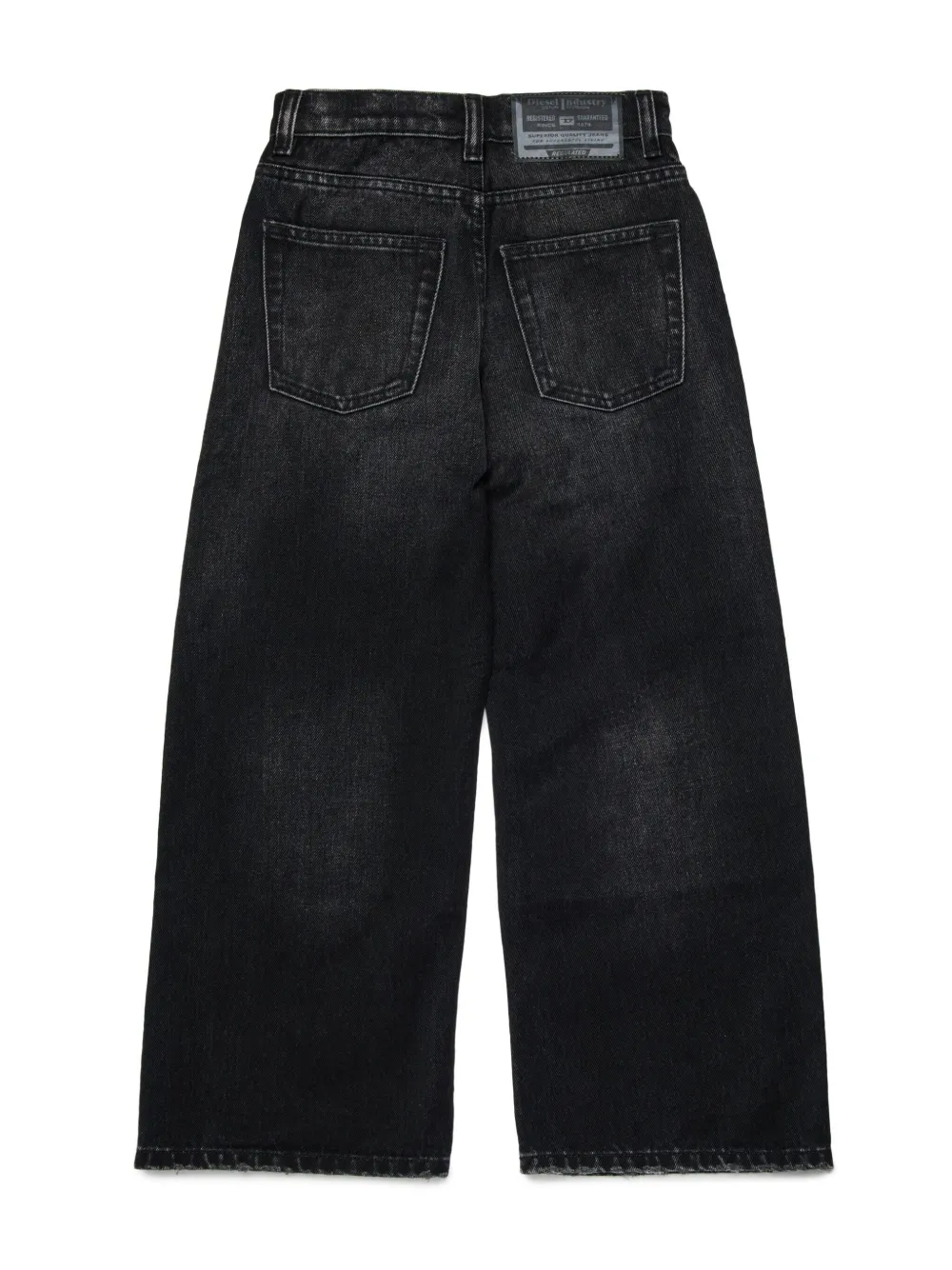 Diesel jeans gamba larga Argjx in denim rigido lavaggio nero J02322-KXBNV K02 DIESEL 