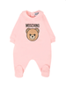 Moschino tutina neonato unisex con orsetto celeste