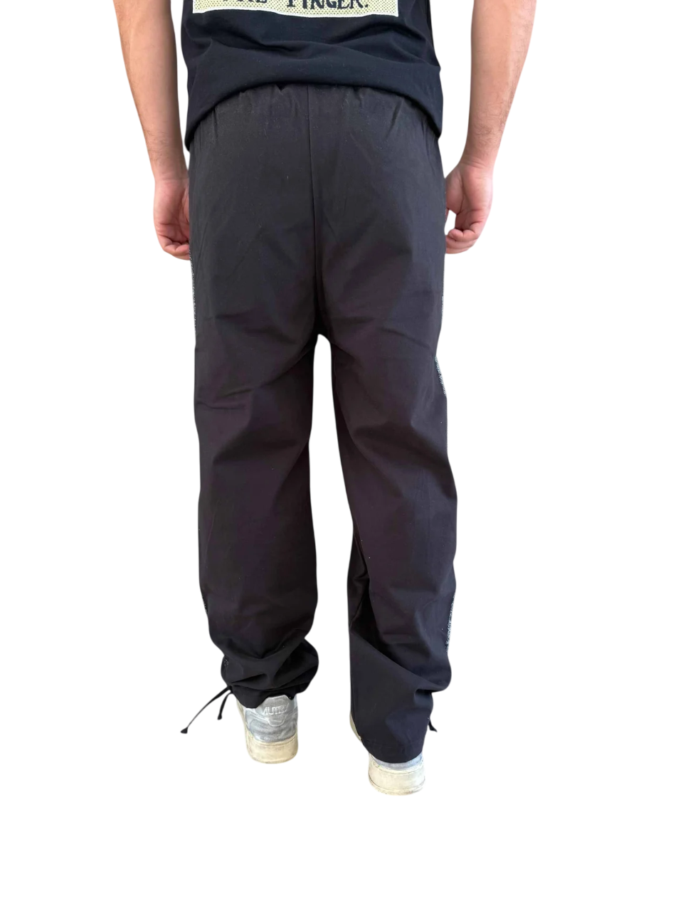 Disclaimer pantaloni uomo in gabardine nero 55132 NERO DISCLAIMER 