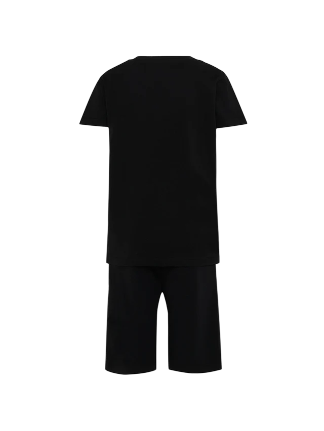 Just Cavalli completo bambino T-shirt  e shorts nero JBP26023CJ BLACK-BLACK JUST CAVALLI 