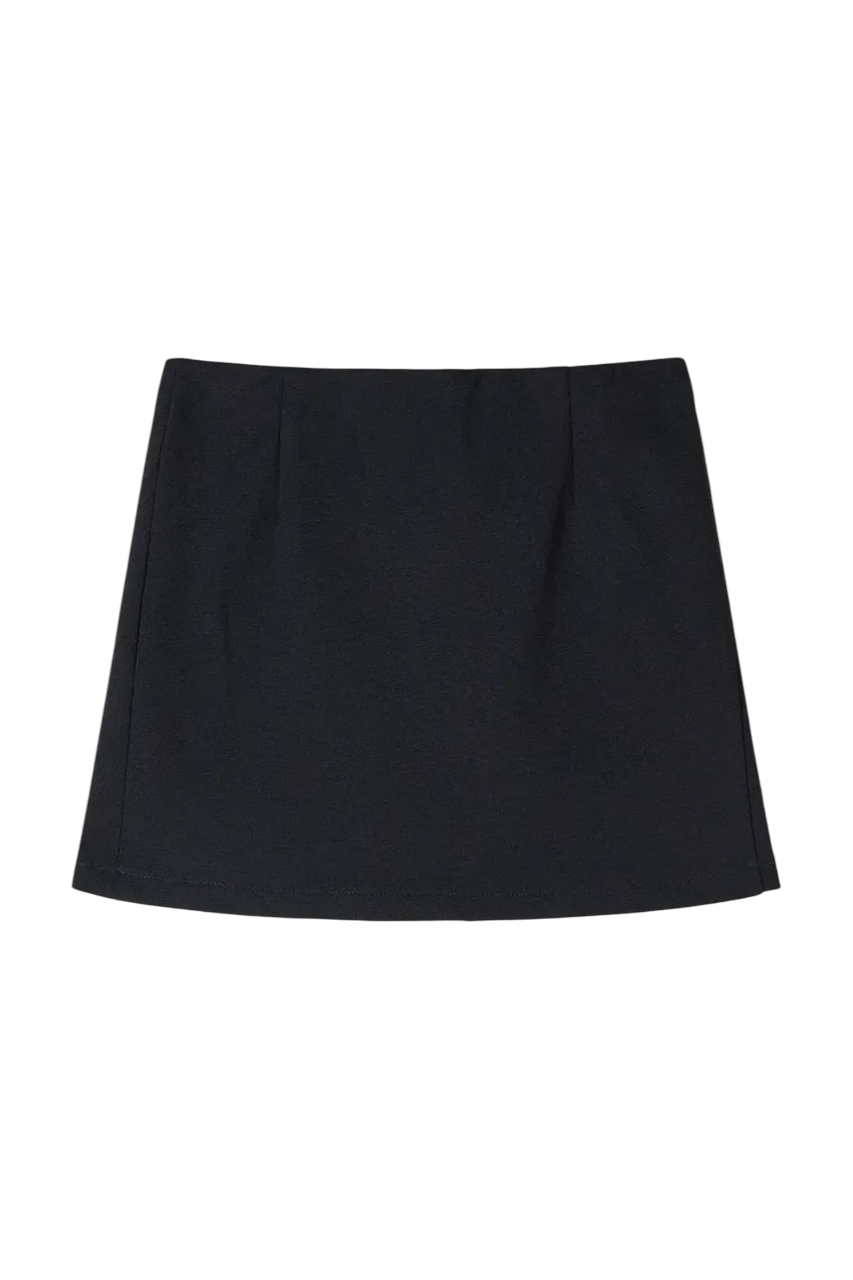 Patrizia Pepe gonna corta a pieghe bambina nero 7G0148-A641 K103 PATRIZIA PEPE 