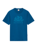 Sundek T-shirt uomo manica corta stampa logo azzurro