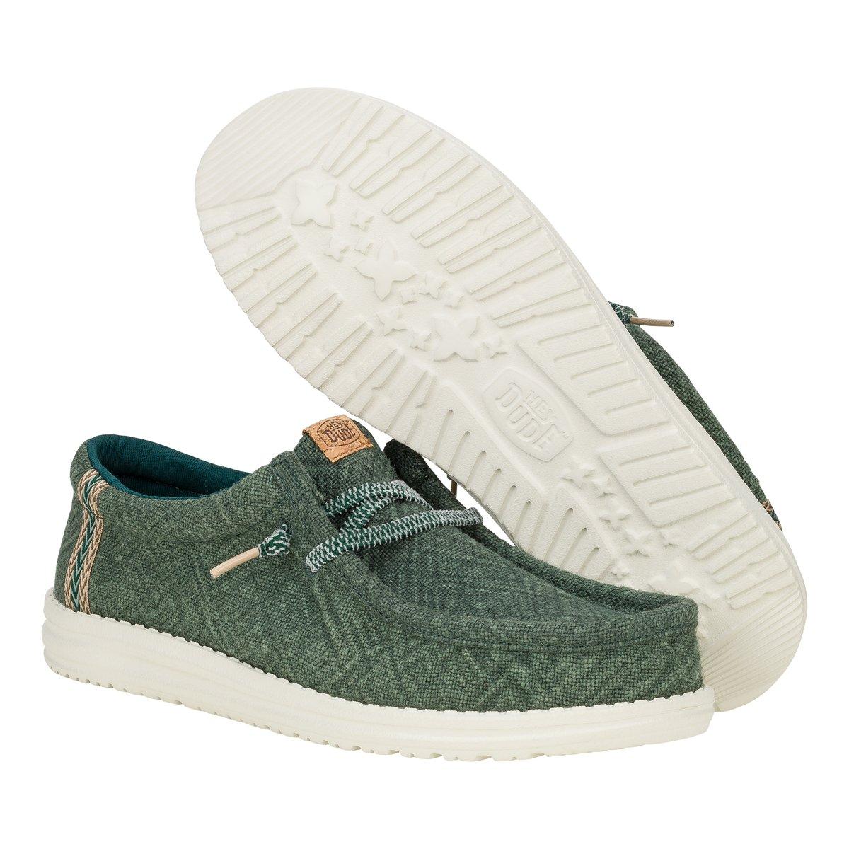 Hey Dude mocassini Wally in juta verde 43085 336 HEY DUDE 