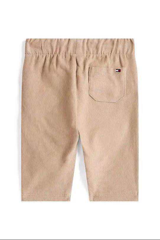 Tommy Hilfiger pantaloni neonato in cotone millerighe beige KN0KN02053 GUQ Tommy Hilfiger 