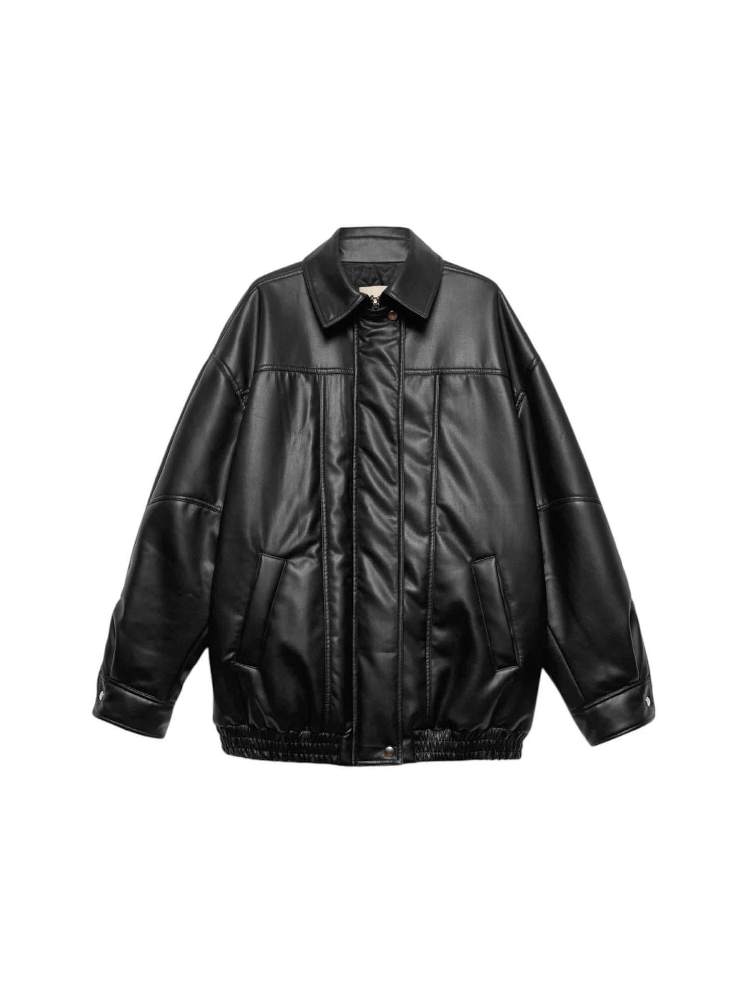 Aniye By giubbino imbottito Carly in ecopelle nero 181254 00336 ANIYE BY 