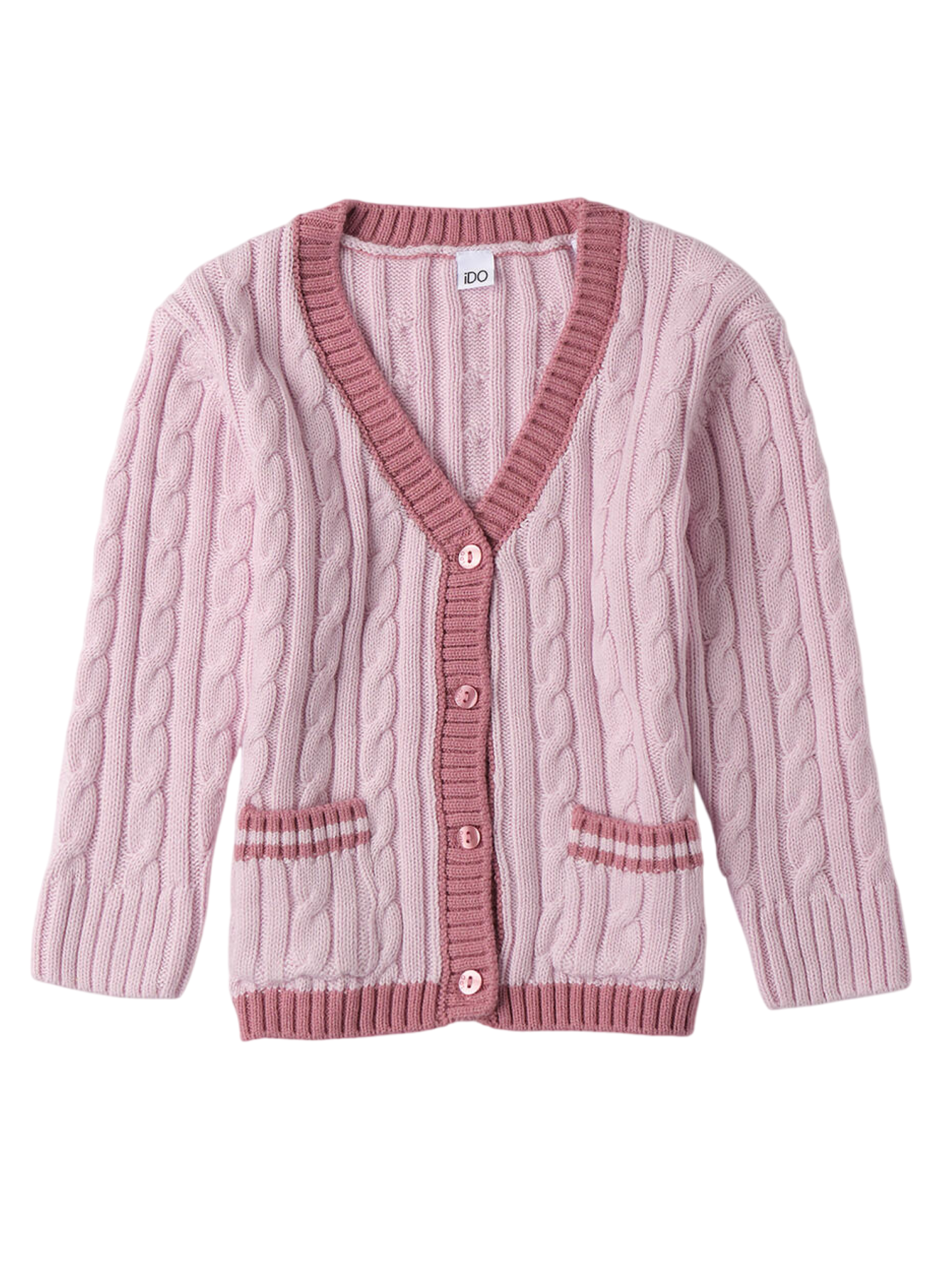 iDo cardigan bambina a trecce rosa 4F282 2716 iDO 
